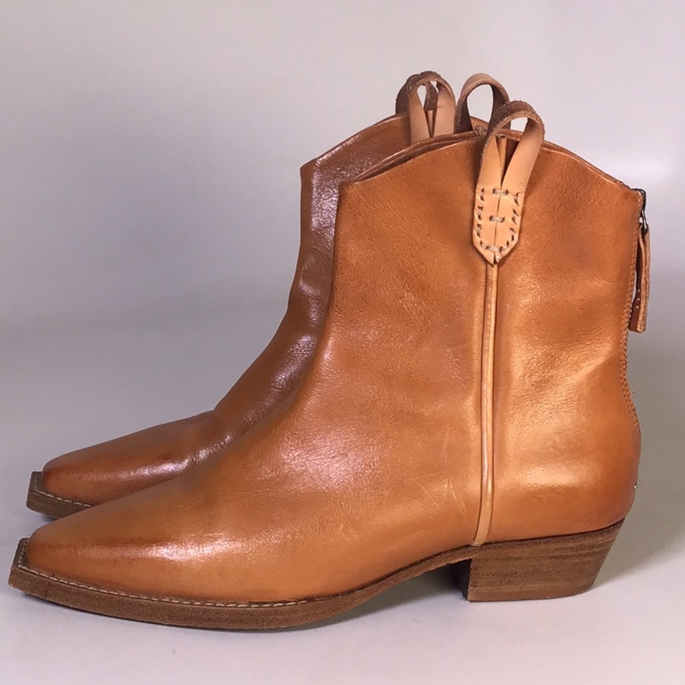 We The Free Tan Ankle Boots